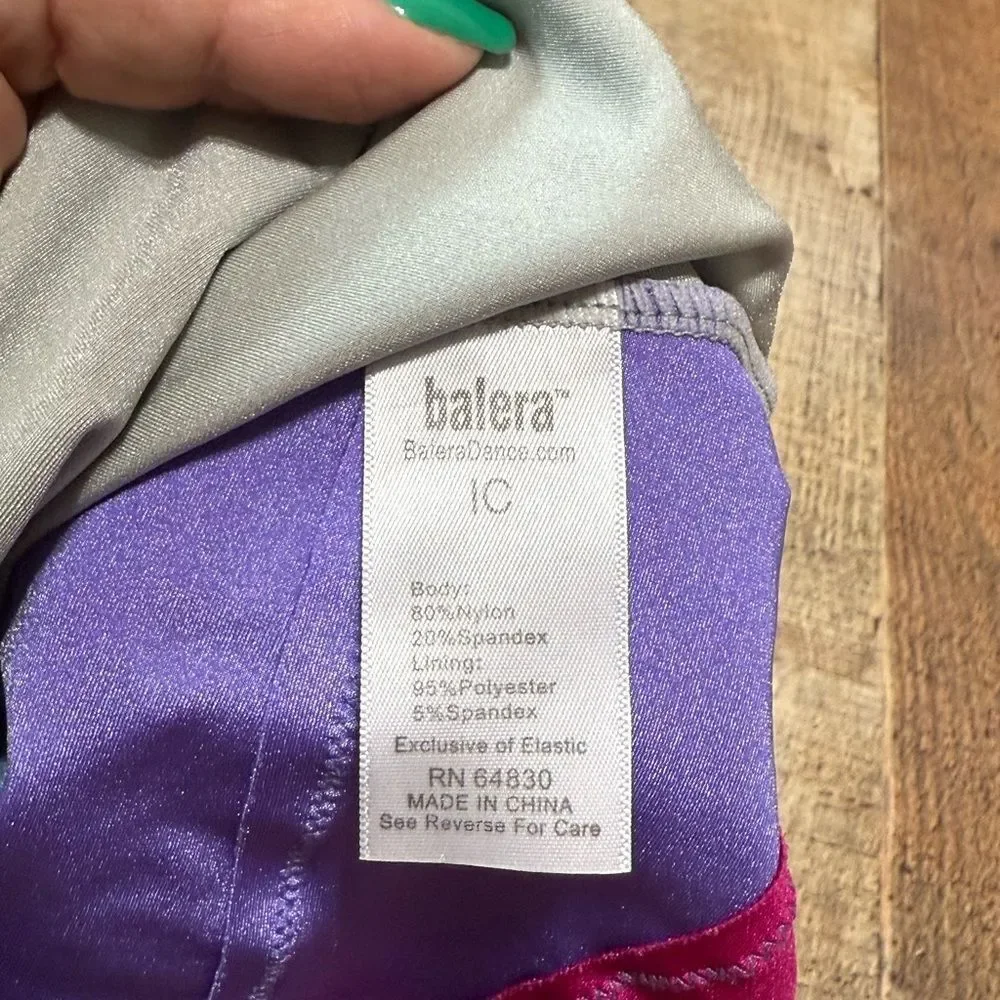 Metallic Rainbow Leotard Balera Dancewear weissman